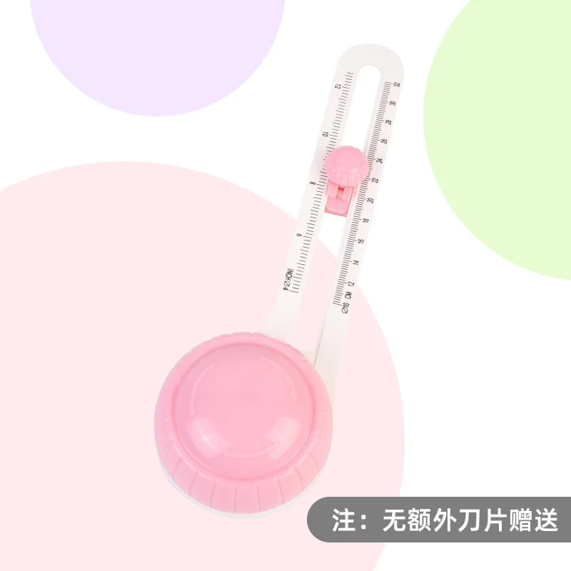 1 ST 360 Graden Roterende Ronde Papiersnijder Verstelbare Positionering Handleiding Diy Ronde Box Cutter Tool