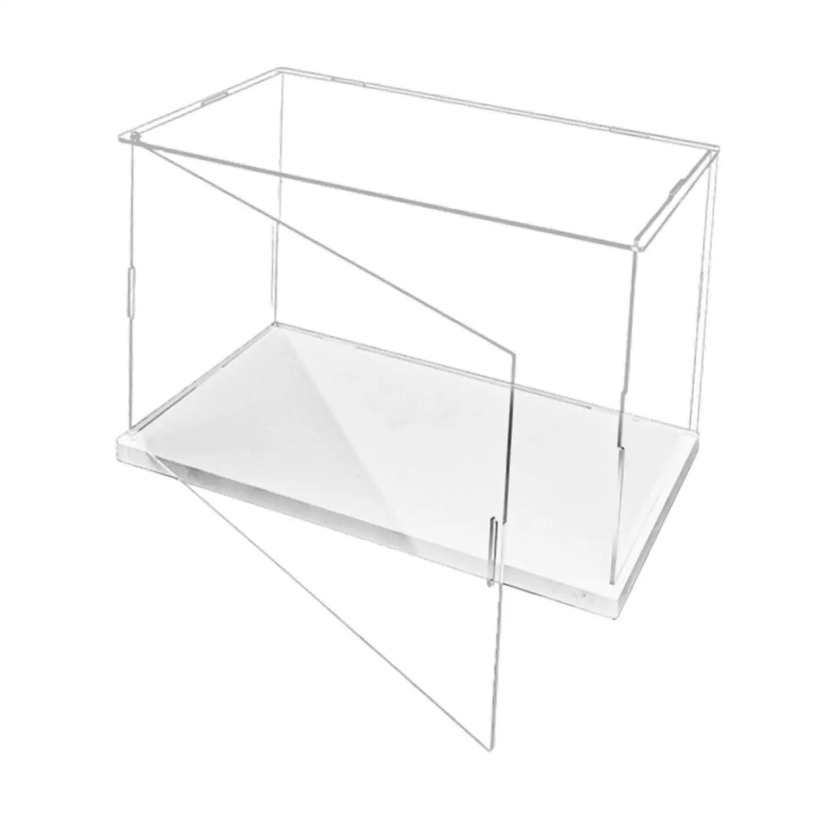 Présentoir en acrylique Transparent, vitrine de protection anti-poussière, conteneur de centre de Table pour poupées, modèles de voitures, objets de collection