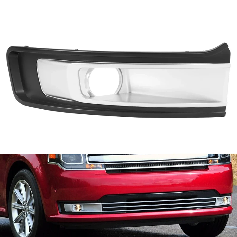 

1 шт. крышка противотуманной фары для Ford Flex 2013-2019, автомобильная противотуманная фара, передний бампер, крышки из АБС-пластика, обрезка лицевой панели, отверстия, аксессуары