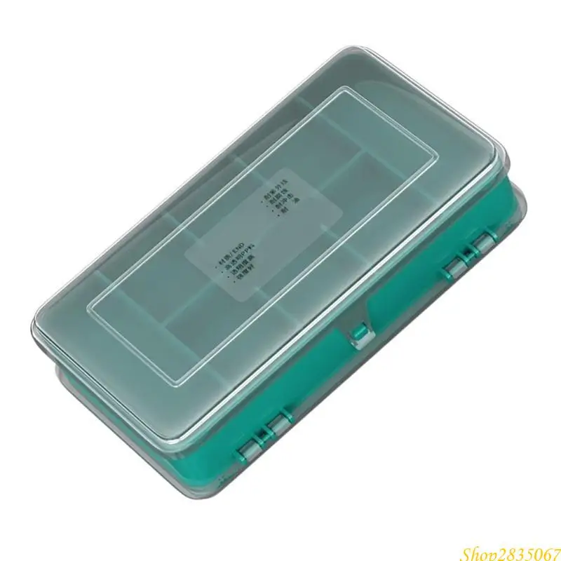 High Transparency Double Sided Container Organizers Box for Electronic Component 831F