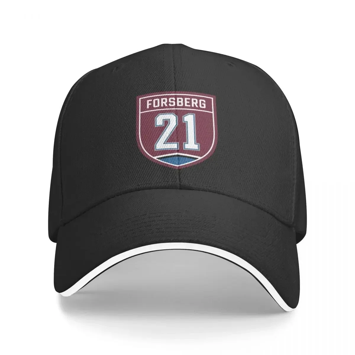 

Forsberg #21 emblem Baseball Cap Wild Ball Hat New In Hat Hat Man Luxury Female Men's