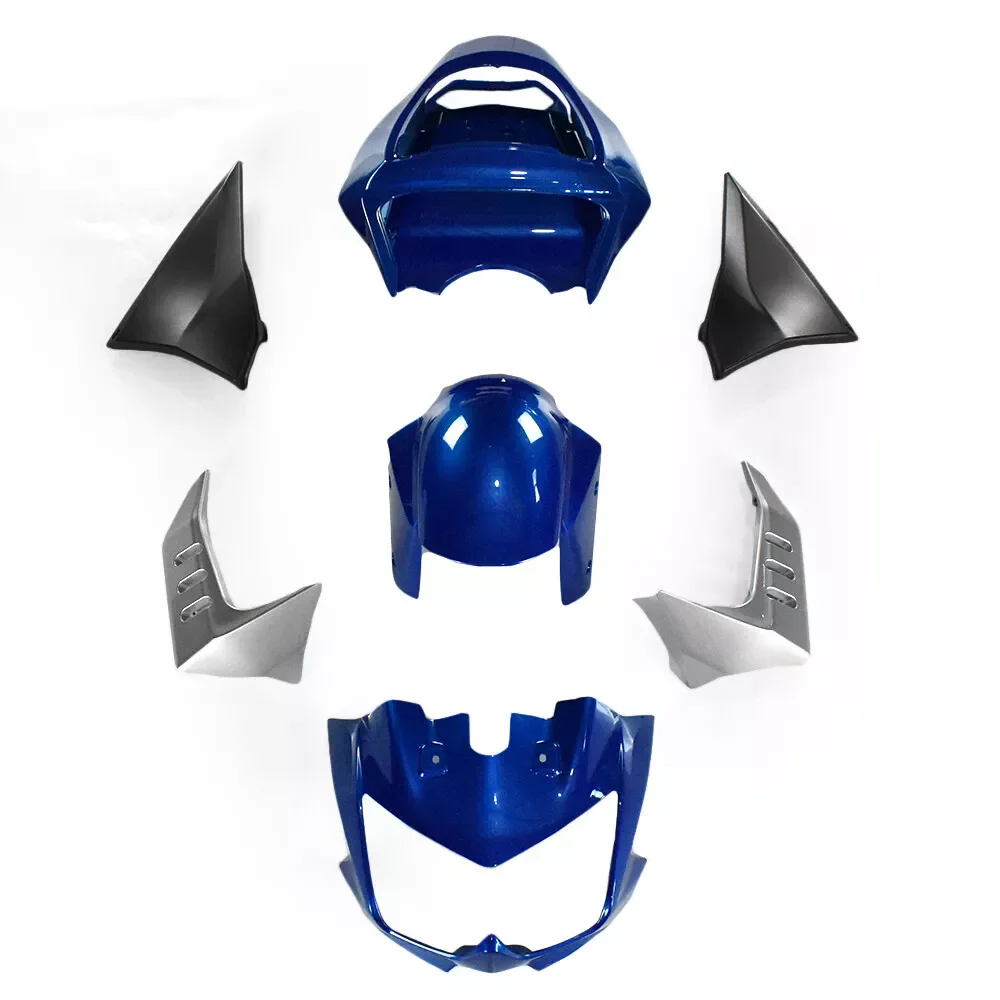 Street Sportbike Fairings สําหรับ Kawasaki Ninja Z1000 2003 2004 2005 2006 ฉีดพลาสติกสีฟ้าตัวถังรถชุด