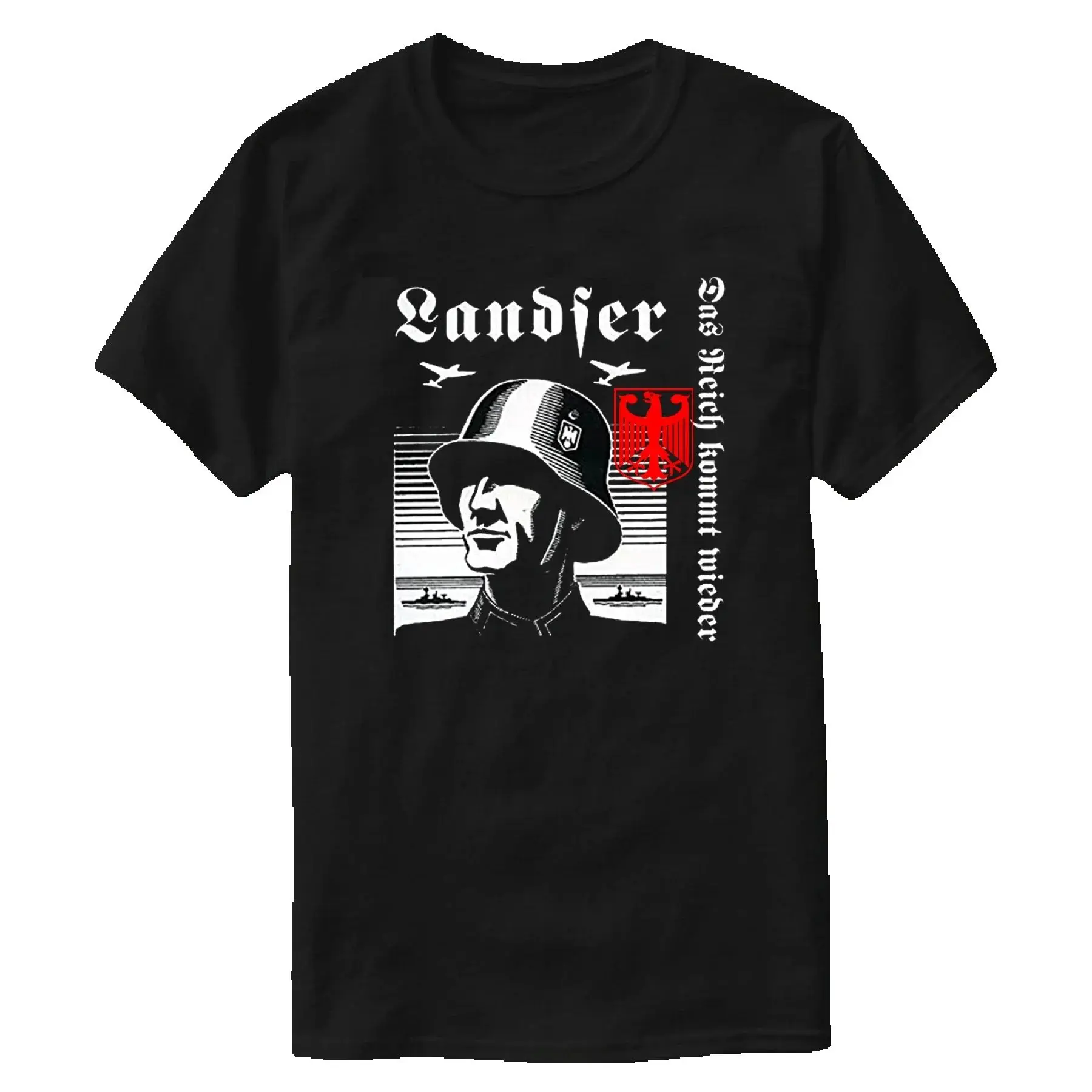 Deutsche Landser Das Reich Kommt Wieder Wehrmacht T Shirt. Short Sleeve 100% Cotton Casual T-shirts Loose Top Size S-3XL