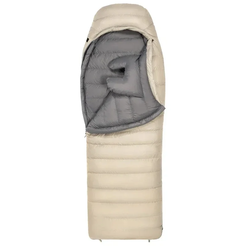 Rectangular Sleeping Bag CW700/CW1000 Envelope Type Grey Goose Down Sleeping Bags for Warm Keeping in Cold Winter Single 2025