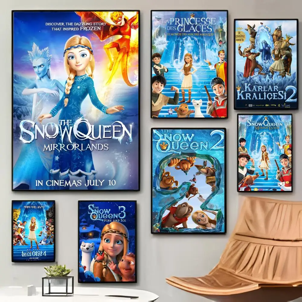 Classic Russian Story Snezhnaya Koroleva Poster Premium Living Space Decorative Art & Stylish Home Decor