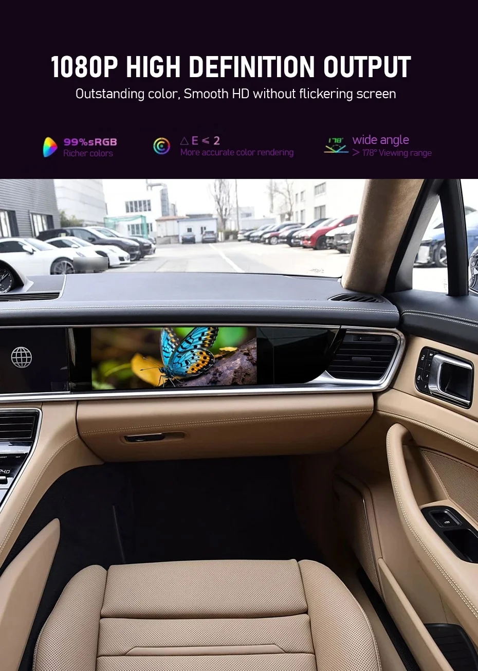 

Multimedia Entertainment Copilot Wireless CarPlay Screen For Porsche Panamera 2017-2024 Android Bluetooth5.0 Head unit DSP