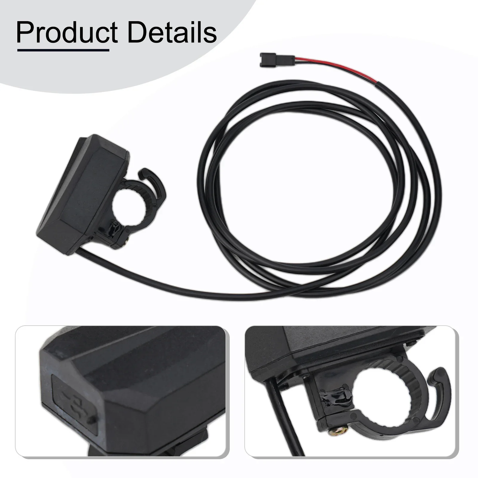 DC 12-60V E-bike Phones Charger Electric Bicycles USB Charger-Output 5V 2A Chargers 53x46mm Electric Bikes Accessories Parts