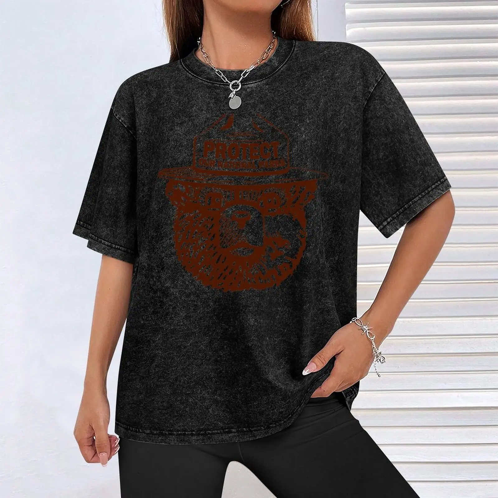 Protect Our Parks T-Shirt grafika Anime t-shirt zwykłe t shirty mężczyźni
