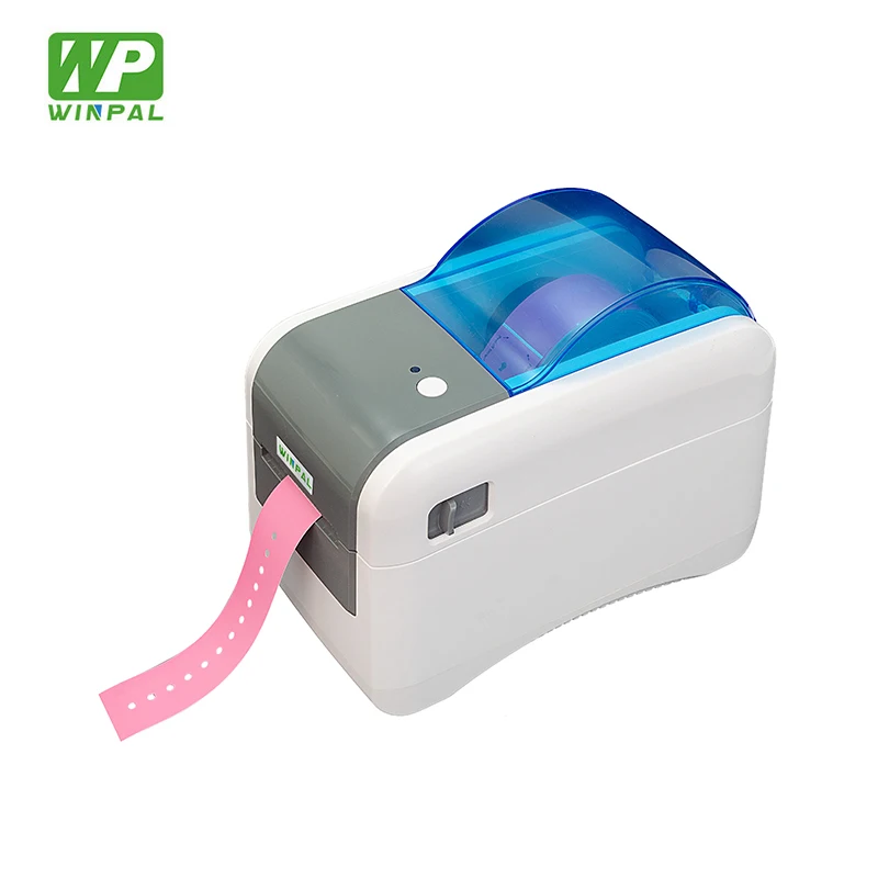 Winpal WP-P2 2 Inch 152mm/s Desktop Barcode Wristband Printer 300 DPI Wifi Thermal Label Printer For Hospital Medical