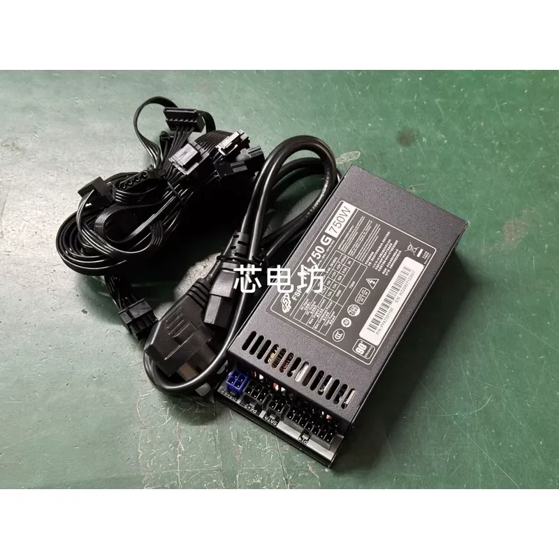 for Quanhan Flex Full Module Small 1U 750W Power Supply Wide Active Silent ITX
