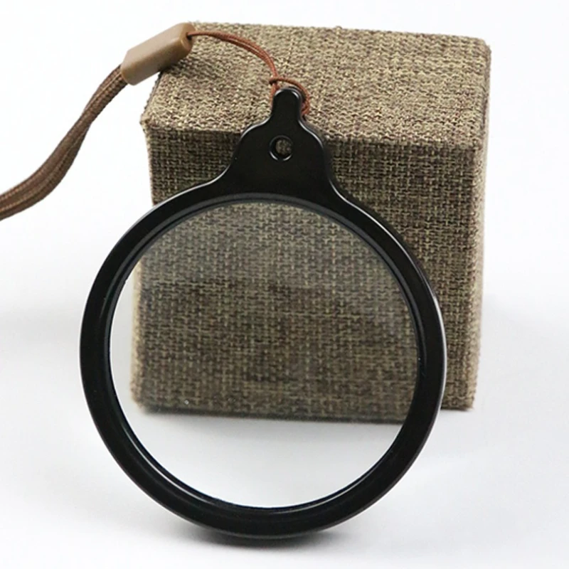 Hanging Magnifying Glass For Elderly Reading Students Kindergarten Children Chest Hanging Portable Megaloscope With Rope