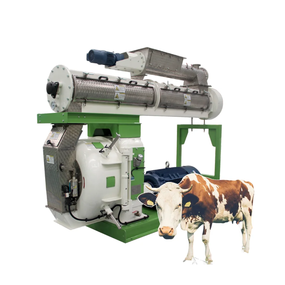 HY poultry livestock animal feed pellet mill,ring die pellet making machine cattle sheep feed pellet machine