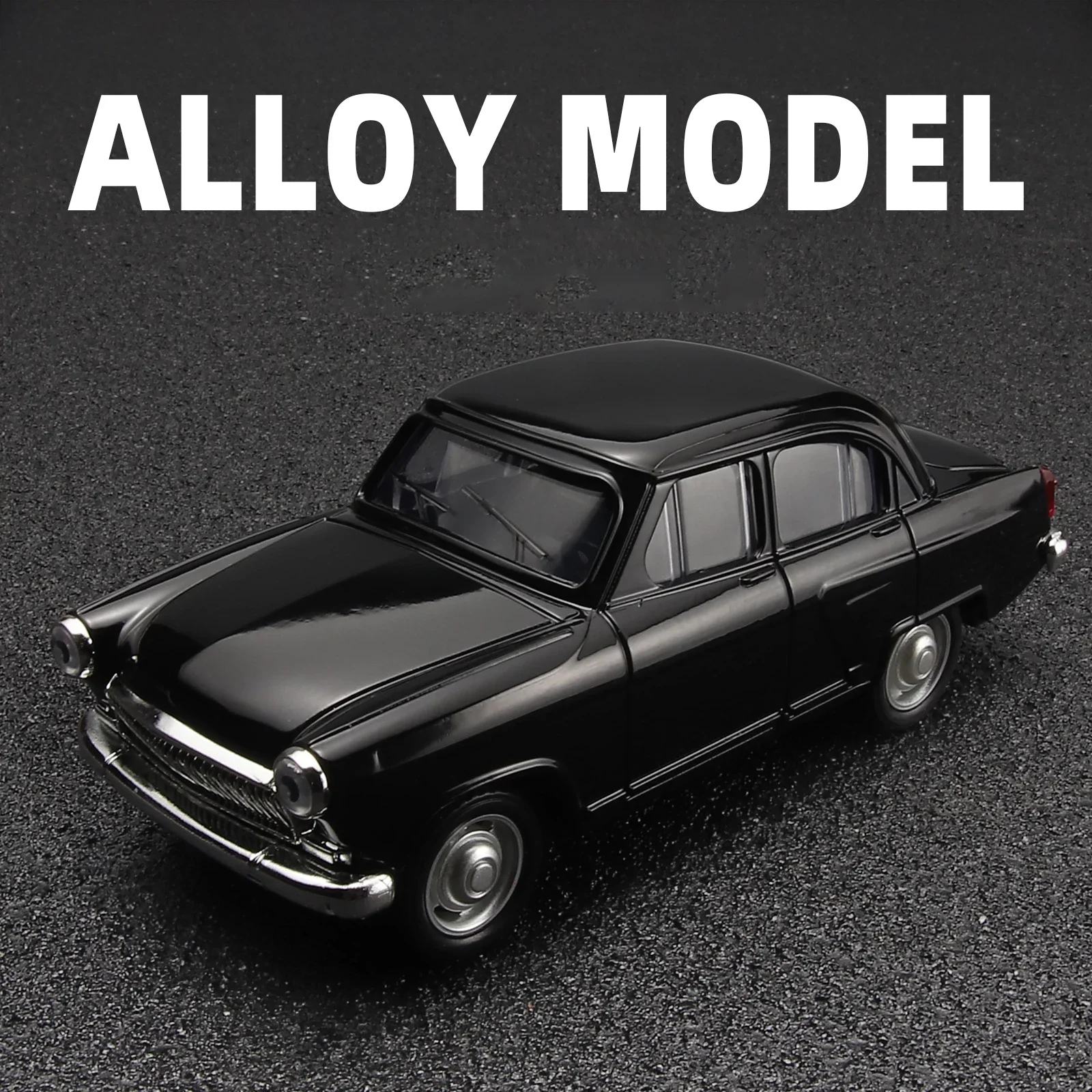 1:43 Volga GAZ-21 Alloy Car Model Diecast Metal Toy Car Model Simulation Collect Hobby Gifts Classic Vehicle Desktop Decorations