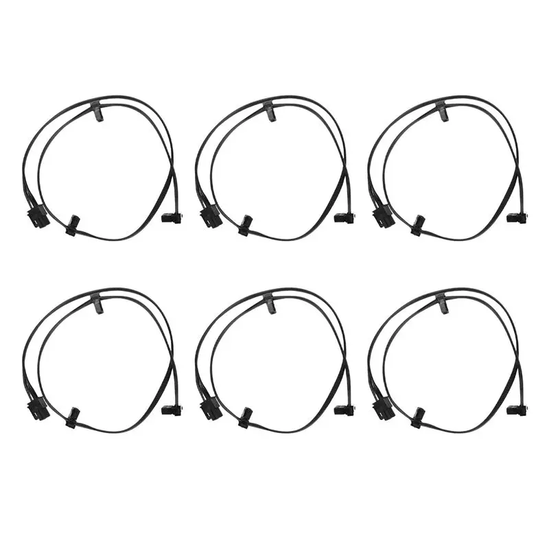 ABRI-6 Pcs Pcie 6 Pin 1 To 3 Molex IDE Power Supply Cable Modular PSU 4 Pin Peripheral For Corsair Axi Series AX1500I AX1200I