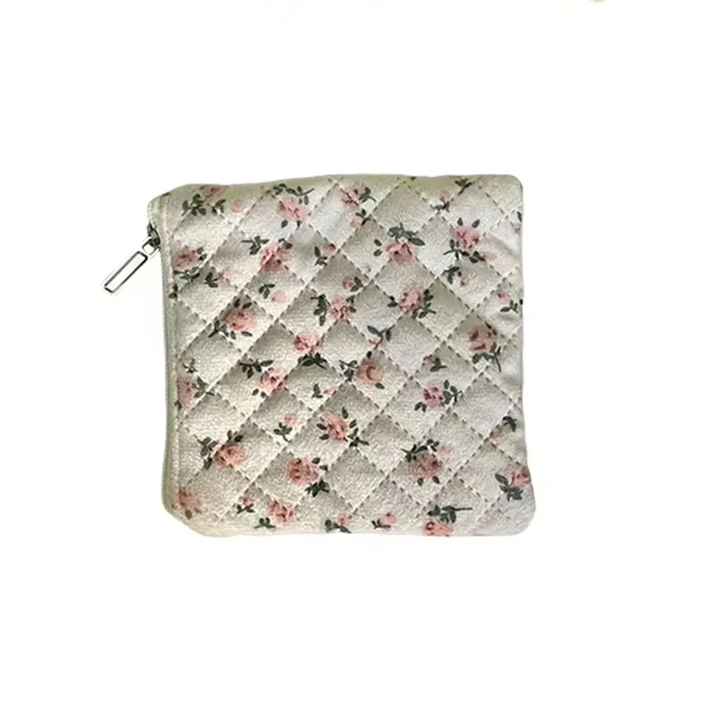 

Quilted Design Laptop Bag Flower Printed 9-11 13.3 14 inch Notebook Pouch Cotton Fabric for Lenovo Dell Laptop