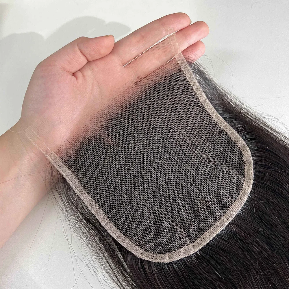 

Straight Closure 2x6 5x5 6x6 Only Human Hair HD Transparent Lace Closure Hair Extensions Natural Black Raw Virgin Hair Closures