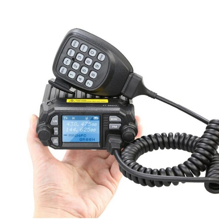Hot Selling QYT KT-8900D Mini 25W Dual Band Mobile Radio Walkie Talkie For Car