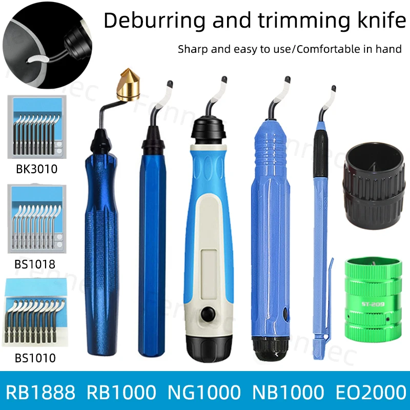 

Инструмент для удаления заусенцев с кромкой и ручкой для резки BS1010 BS1018, нож для обрезки заусенцев из меди, алюминия, стали, пластика, дерева, резины