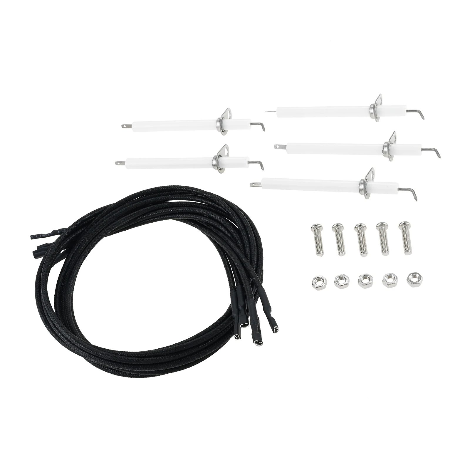 5Pcs Gr2001408-Mm-00 810-6680-s Igniter Kit Electrode Grill Replacement Parts Fit for Members Mark Ignitor with Wire & Fasteners
