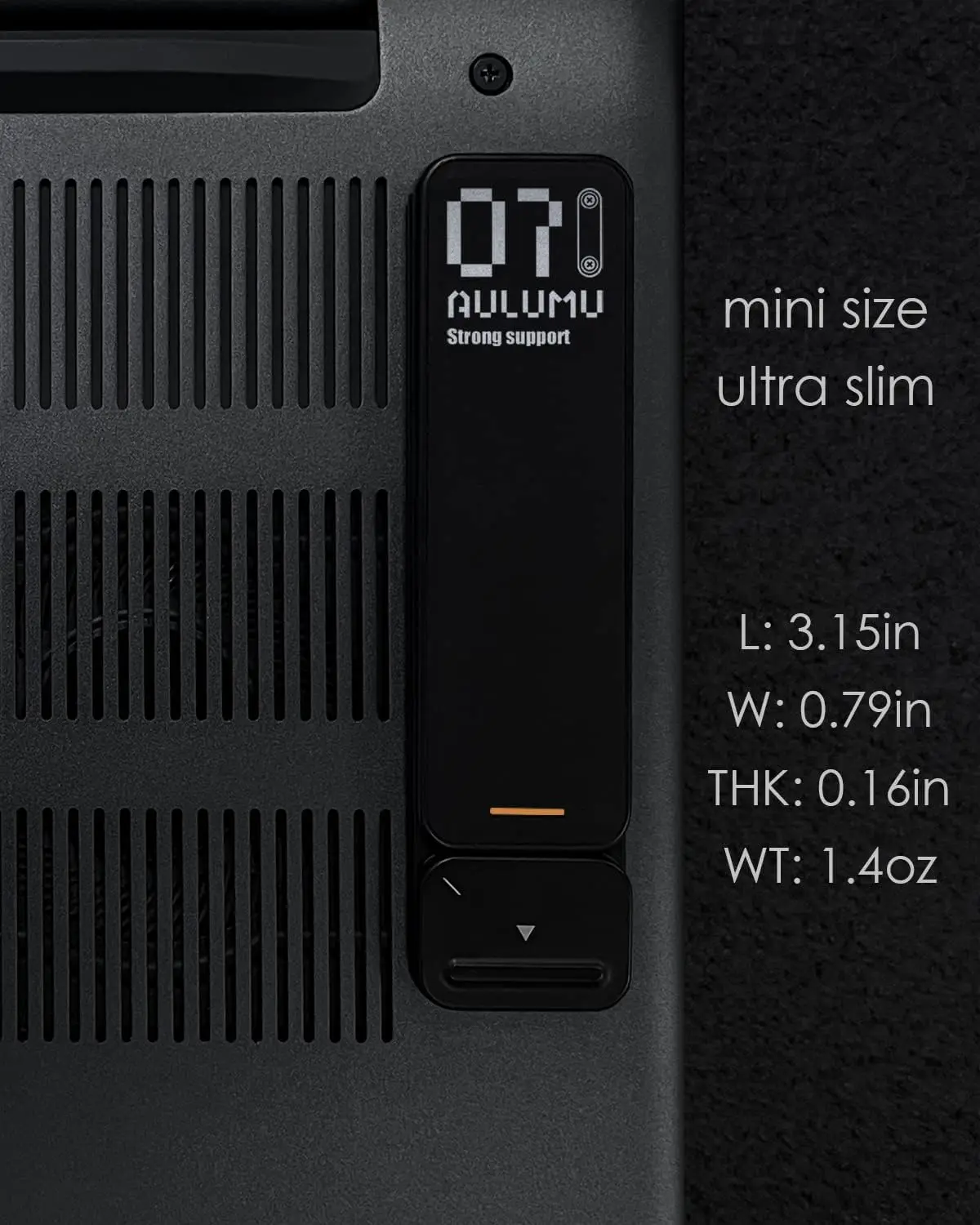 G07 Pop Up Laptop Stand, Portable Cooling Riser for MacBook & All Laptops 8-20'', Black