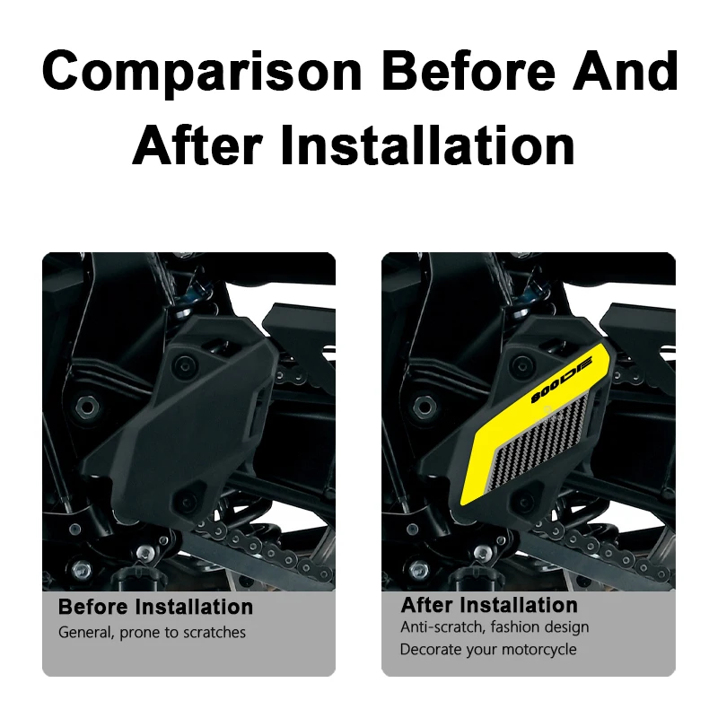 POSFIRA Motorcycle Footrest Panel Sticker Vinyl Decals for Suzuki V Strom 800 DE VStrom 800DE 2025-2026 Decoration Accessories