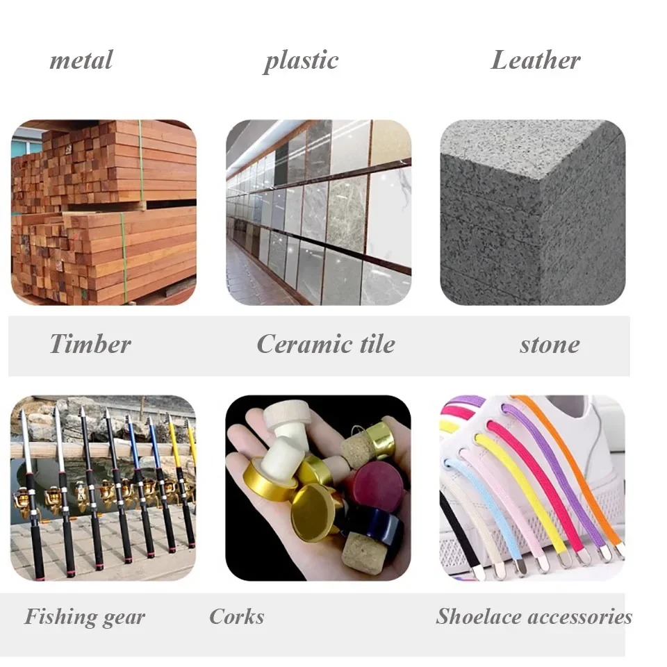 Imagem -06 - Cola Acrílica Multi-funcional Forte Super Cola Plástico Cerâmica Madeira Metal 401 403 406 460 495 500g 1pc