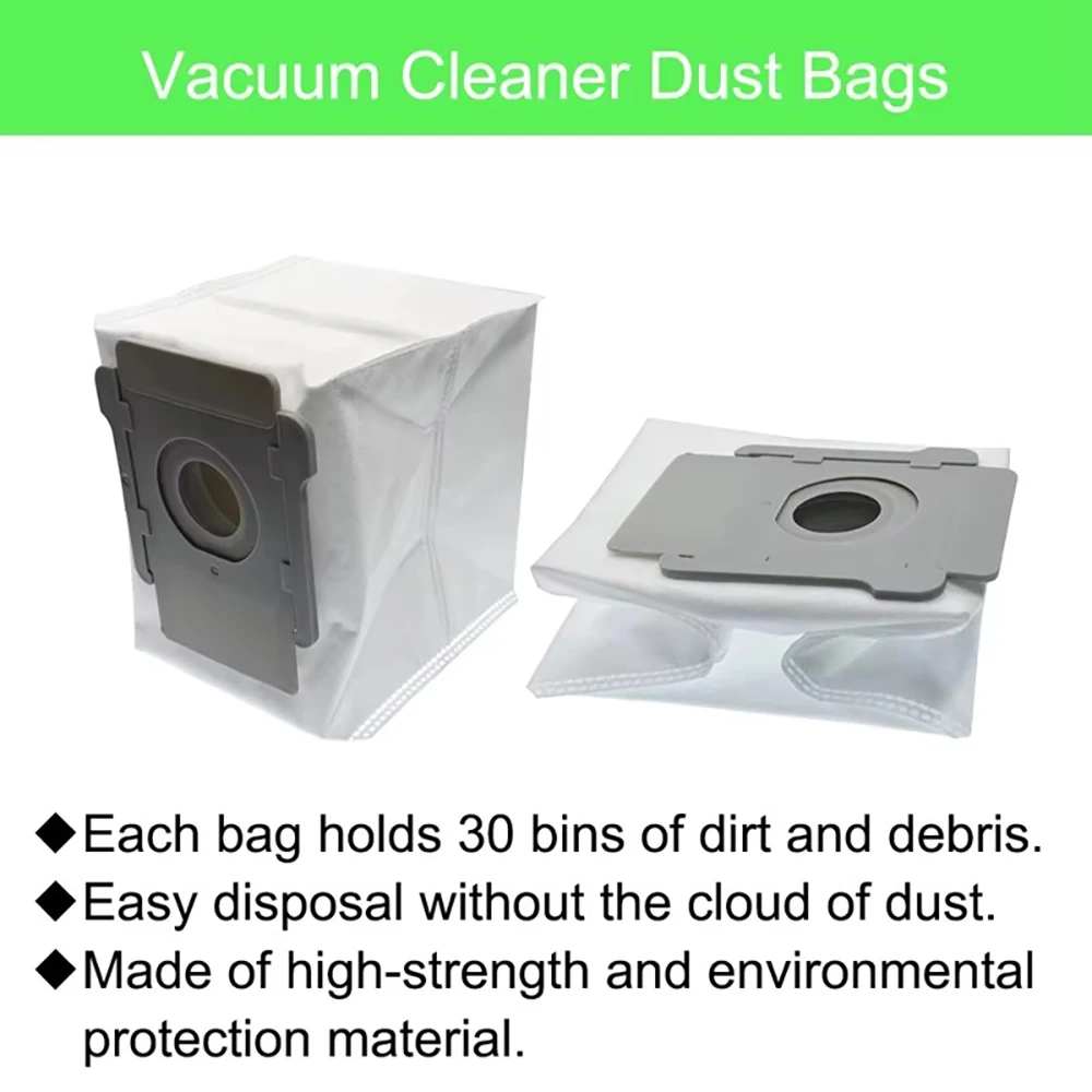 Fro iRobot Roomba I7 I7+ I3 I3+ I4 I4+ I6 I6+ I8 I8+ J7 E5 E6 E7 Vacuum Cleaner Accessories：HEAP Filter，Main Said Brush，Dust Bag