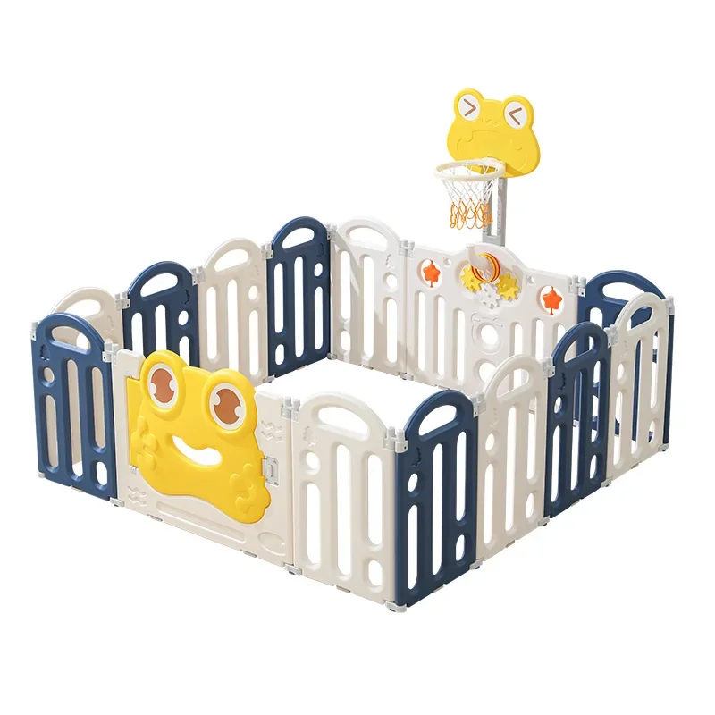 

Foldable Children's Play Fence Baby Safe Indoor Home Baby Safe Fence Ground Crawling Mat Learning To Walk