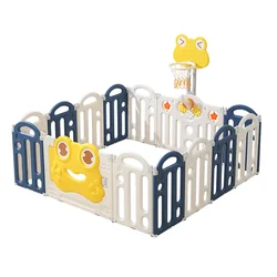 Foldable Children's Play Fence Baby Safe Indoor Home Baby Safe Fence Ground Crawling Mat Learning To Walk