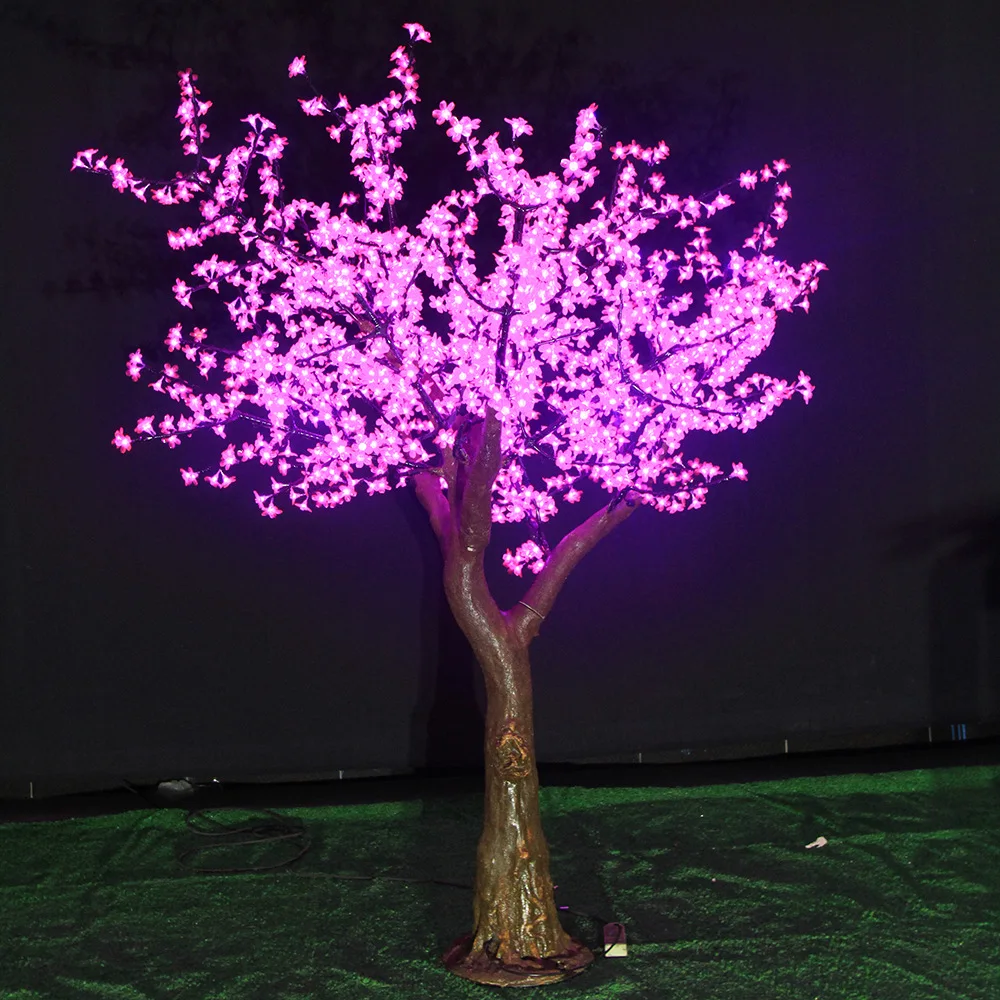 Outdoor LED Artificial Cherry Blossom Tree Light Christmas tree lamp 1872pcs LED Bulbs 2.5m Height 110/220VAC garden decor