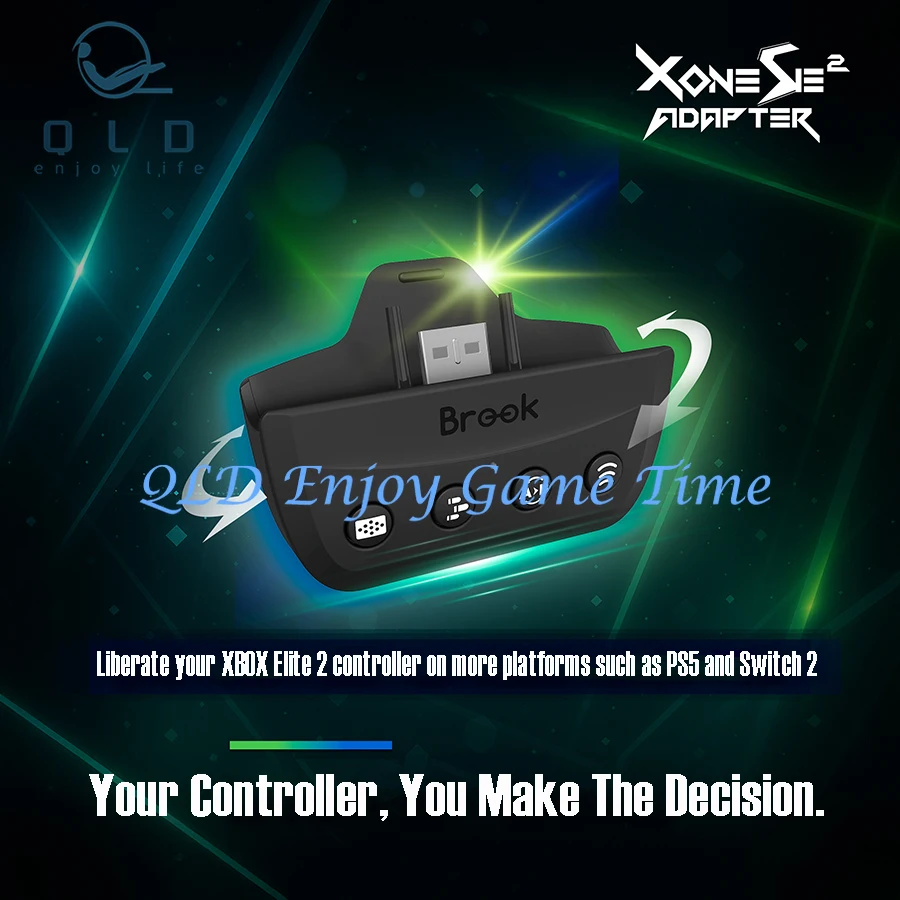 

Brook Xone SE2 Adapter for PS5, Switch, PC - Turbo, Remap, Touchpad, Motion Control for Xbox Series X/S & Elite 2 Controllers