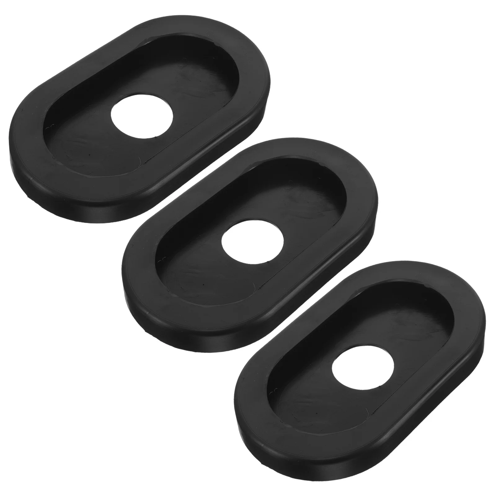 

3 Pcs Fitness Equipment Floor Mats Training Pads Anti Slip Accessories Exercise Machine Plastic Attachments