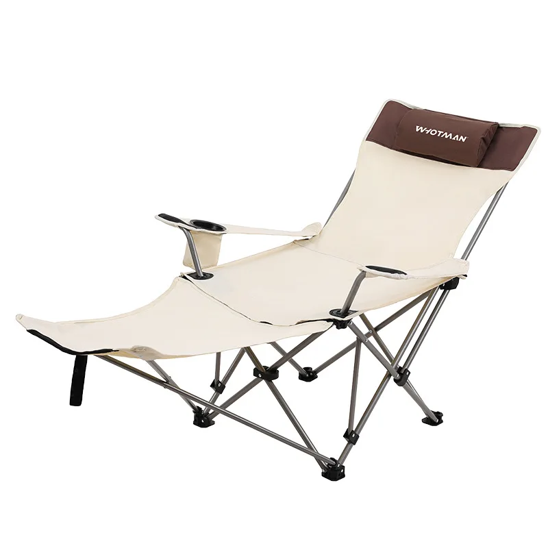 Adjustable outdoor folding chair, thick and portable folding lounge chair for two use, office nap folding chair wholesale