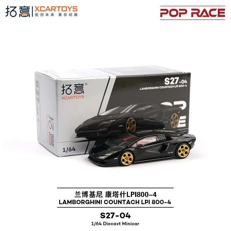 XCARTOYS S27-04 1/64 Lamborghini Countach LPI800-4 Black Diecast Replica – Premium Collectible Model