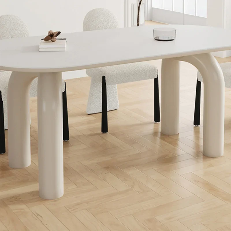 Minimalist Nordic Dining Table Cover Waterproof Design Sedentary Dining Table Multifunctional Muebles De Cocina Home Furniture