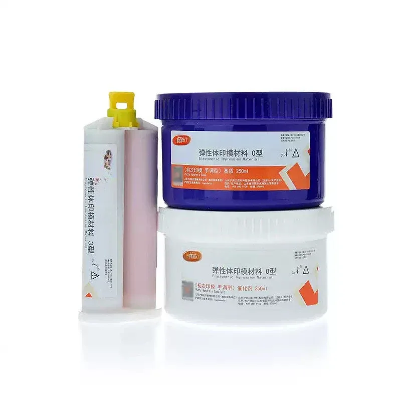 Dental Impression Material Putty Heavy Body KIT/Light Body Addition Silicone Impression Dentistry Lab Supplies High Elasticity