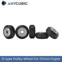 ANYCUBIC Chiron,Vyper For Kobra/Kobra Max/Kobra Plus 3D printer Accessories D-type POW Pulley Wheel Double Bearing (24x10.2mm)