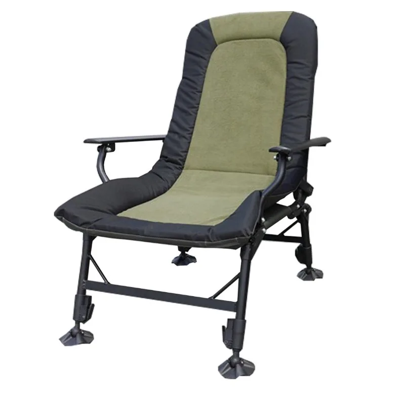 

New European Style Fishing Chair for All Terrain Multi Function Thickened Nap Chair Elevated Folding Chair Factory Direct