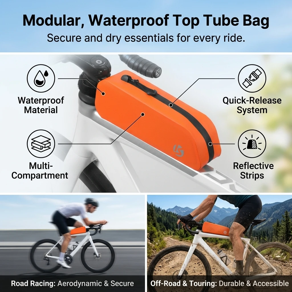 Wodoodporna torba na ramę rowe – Cycling Gear Pouch recenzja i cena