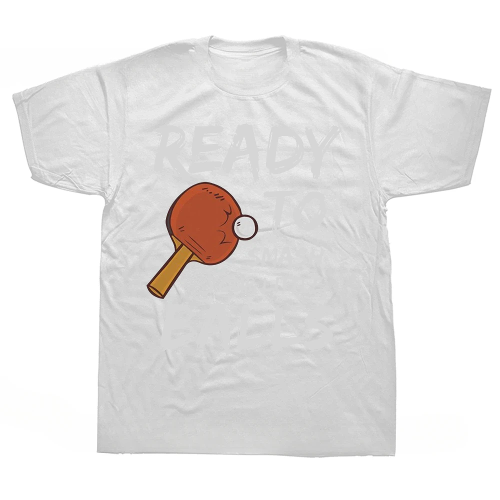 Men Tee Unique Clothes Ping Pong Hip Hop Ping-Pong Table Tennis Sports Lover vintage funny Gift Creative Tops Leisure T Shirt