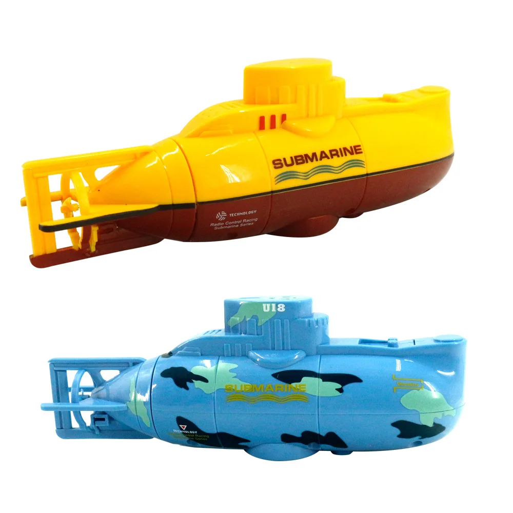 Rc Boat Mini Remote Controlled Submarine 6-Channels Explosive Bottle Nuclear Submarine Electric Kid'S Outdoor Model Toy Boy Gift