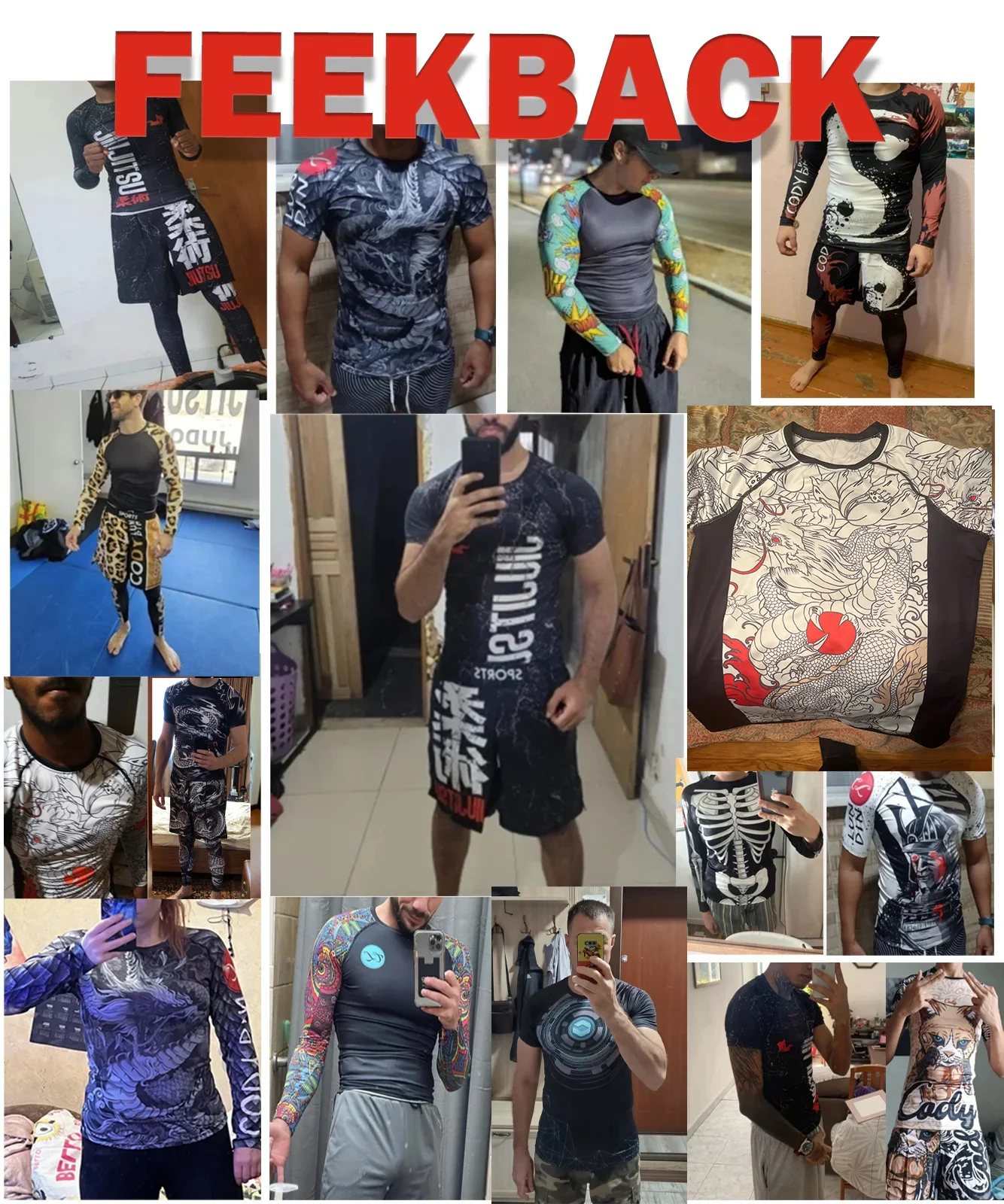 CODY LUNDIN Sports Sublimation T-shirts  Jiu jitsu BJJ Rashguard Punk Style Kickboxing Grappling Training T-shirts No Gi Tops