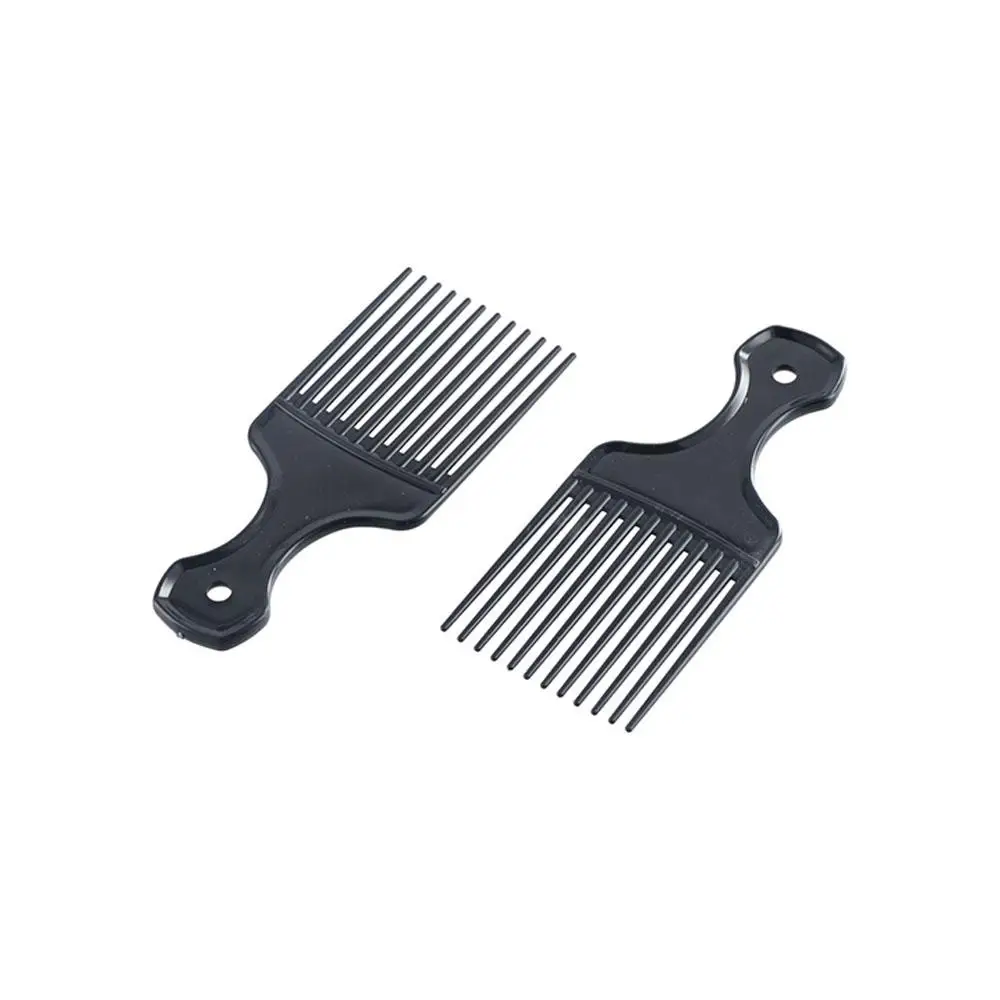 

Hair Styling Tools Plastic Fork Hairbrush Wide Teeth Black Insert Hair Combs Anti-Static Professional Pick Comb Barber