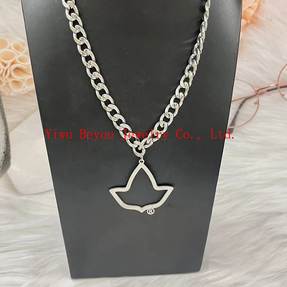 5MM Large Ivy Stainless Steel Thick Chain Necklace