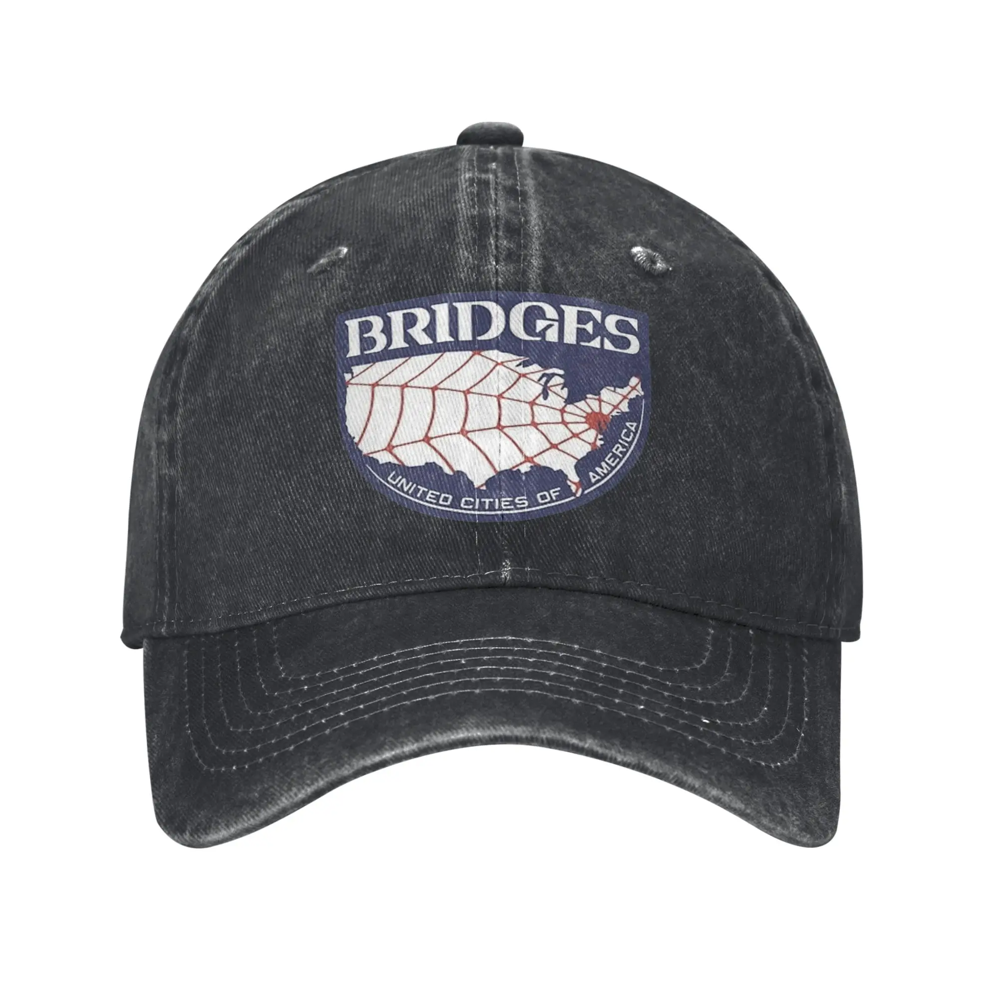 Bridges Death Stranding Unisex Baseball Caps  Distressed Washed Hats Cap Vintage Outdoor Workouts Adjustable Headwear