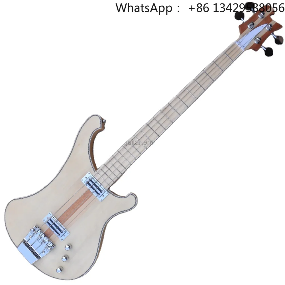 Flyoung Maple Fretboard Electric Bass Guitar Professional Cheap Electric Bass Neck Through Bass guitars