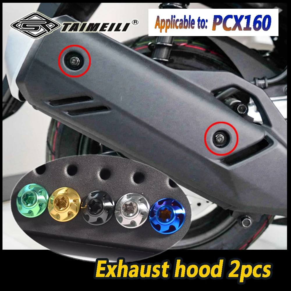 TAIMEILI titanium alloy screws are suitable for repairing and modifying screws in the Honda PCX160 motorcycle set NO.2