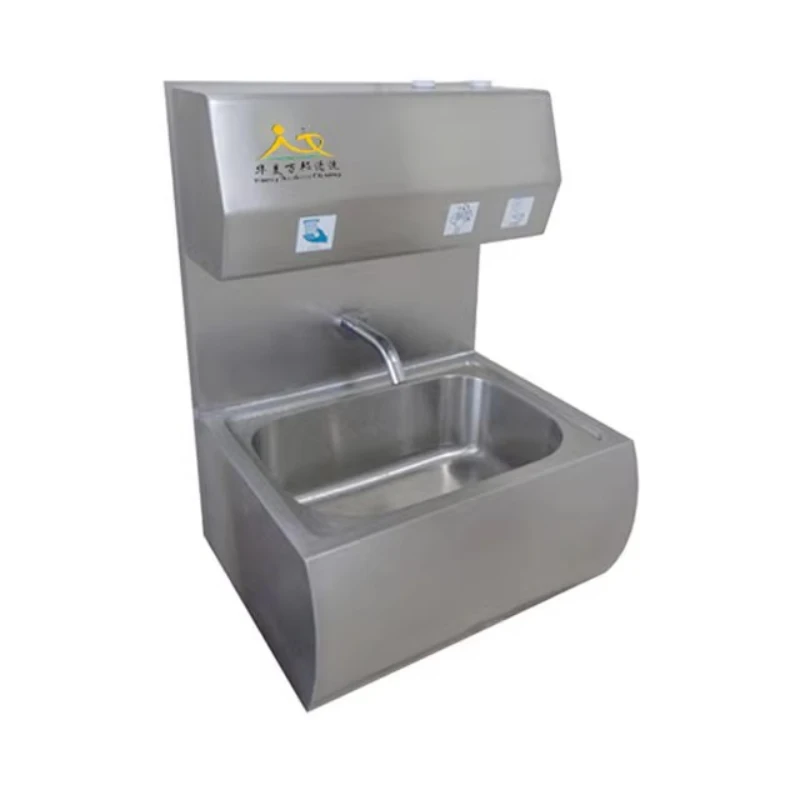 

single-seat hand washing and disinfection pool, small automatic hand disinfection dryer, special equipment for workshop