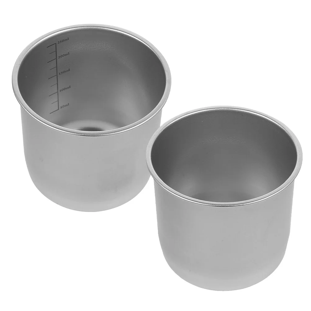 

2pcs Stainless Steel Measuring Cup 250Ml Rice Cooker Replacement For Baking Cooking Kitchen Essentials Multifunctional Metal