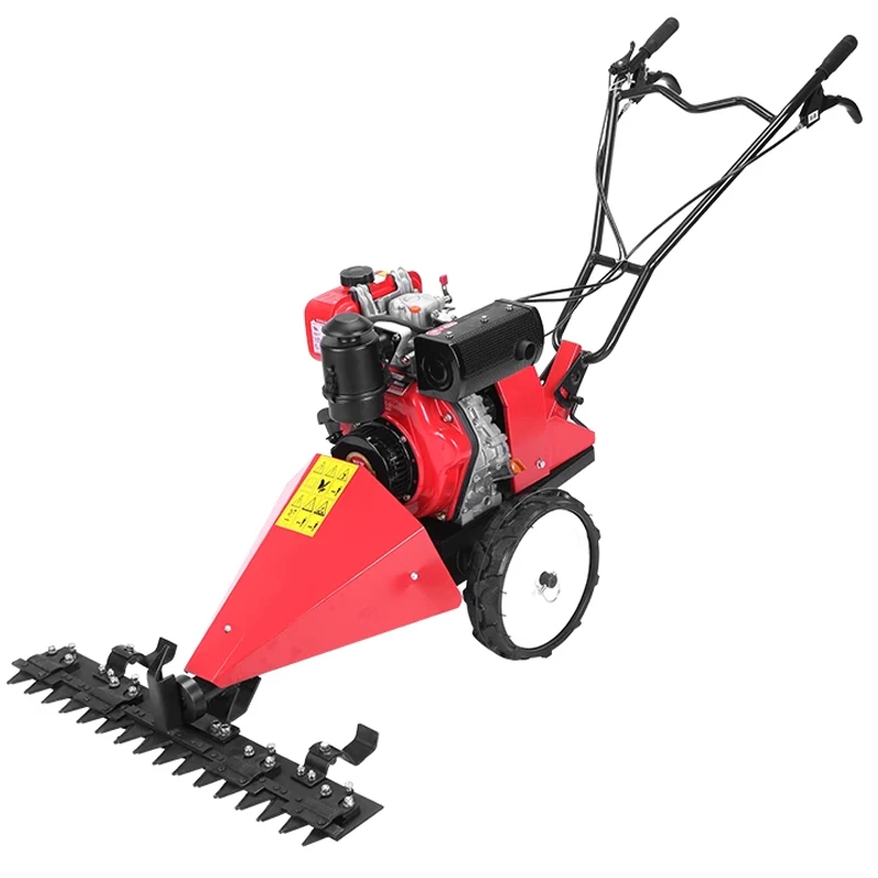 Mesin Pemotong Rumput Dorong Penggerak Mandiri Mesin Pemotong Rumput Mesin Pemanen dan Penyiangan Pertanian Mesin Pemotong Rumput 80CM/120CM